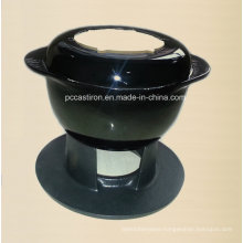 Enamel Cast Iron Cheese Fondue China Supplier